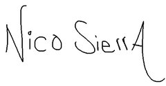 Firma de Nicolas Sierra